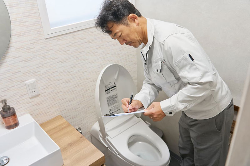 トイレ点検